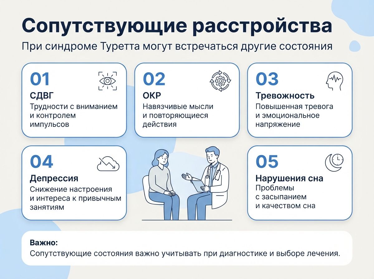 Лечение синдрома Туретта в Тайшете инфографика